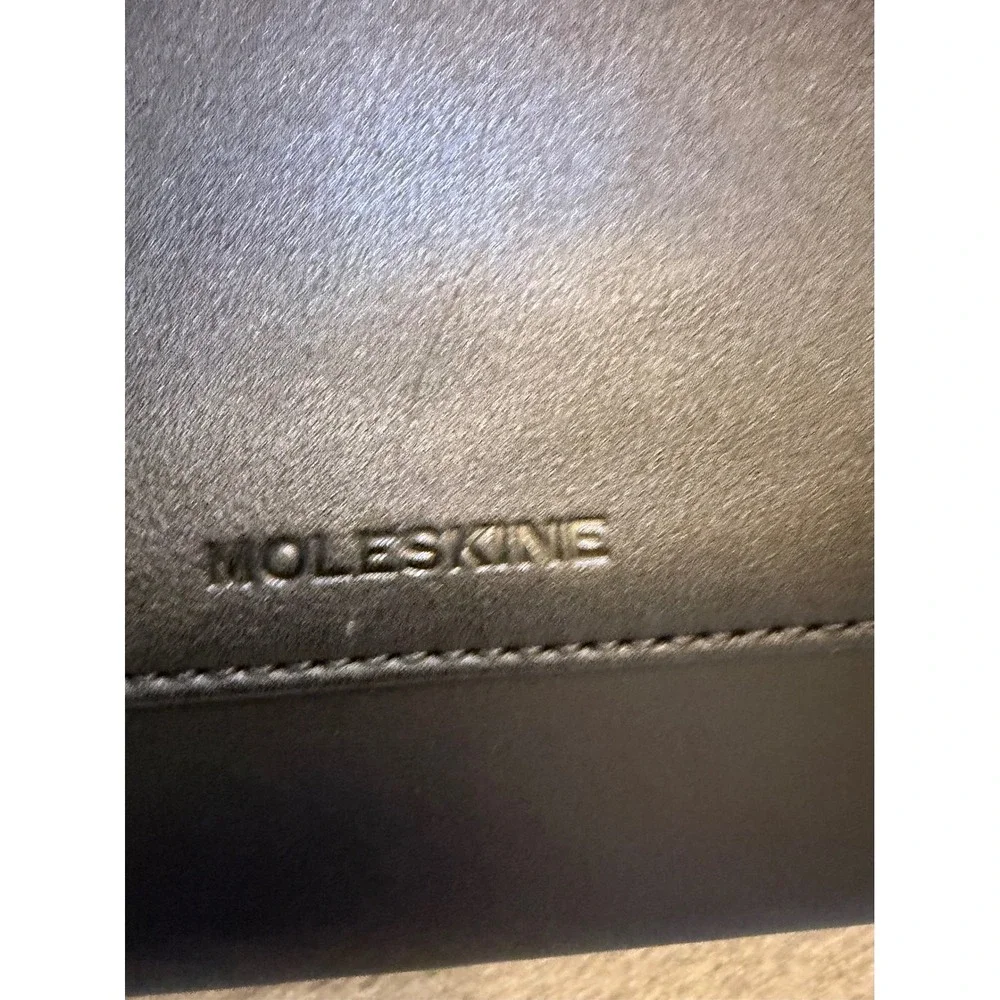 Moleskine Classic Backpack Black Faux Leather Minimalist Laptop Bag ET76UBK